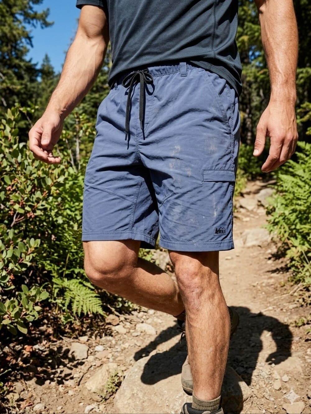 REI Men's Navy Blue Swim Trunks Brand New